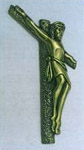 Croix stylisée en métal K40 18x10 cm